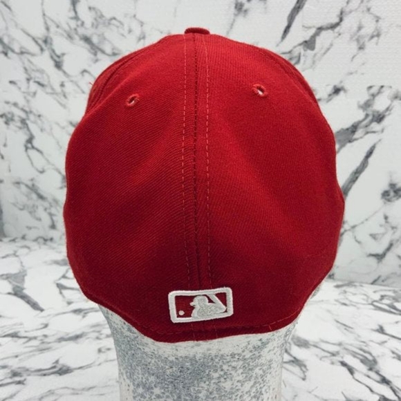 Men's New Era Cap Red | White Street Sign 59FIFTY NY Yankees Limited Edition NWT - Picture 4 of 5